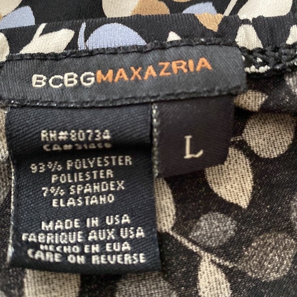 BCBGMaxAzria Leaf Pattern Skirt Size Large - Picture 8 of 11